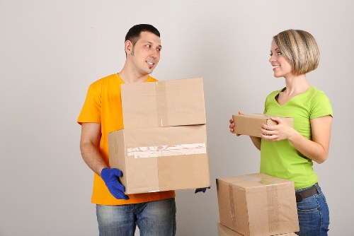 Careful packing and furniture handling during a local home removal
