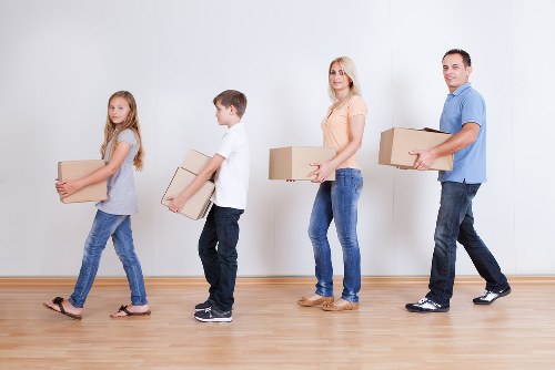 Furniture and home items prepared for storage in Harrow